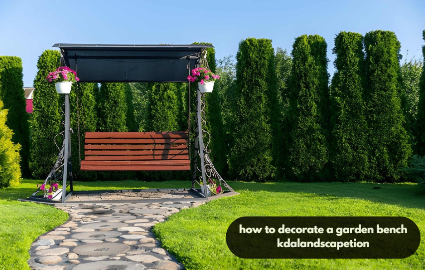 how to decorate a garden bench kdalandscapetion