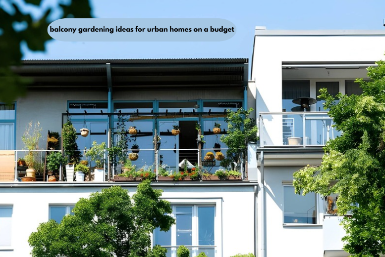 balcony gardening ideas for urban homes on a budget