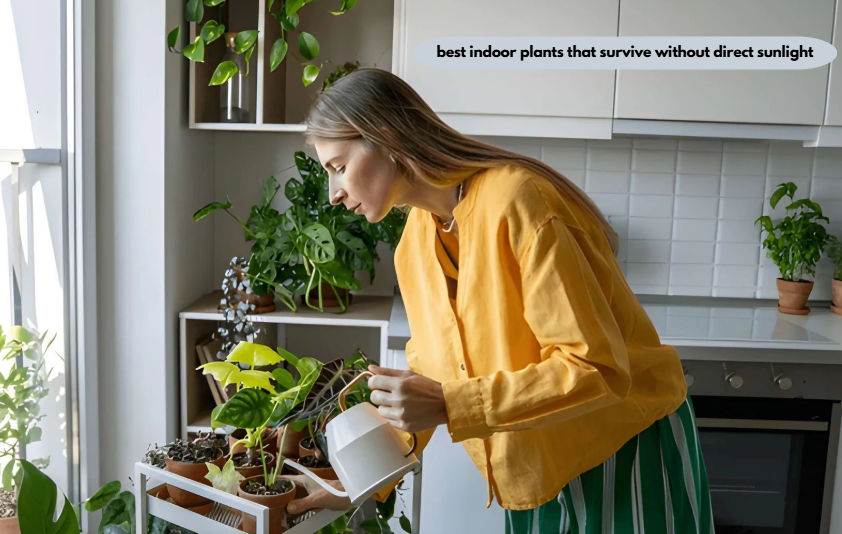 best indoor plants that survive without direct sunlight