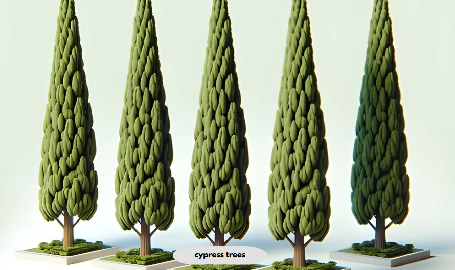 cypress trees
