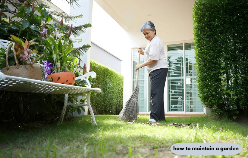 how to maintain a garden